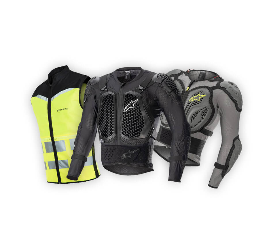 Gilet de protection et pare pierres