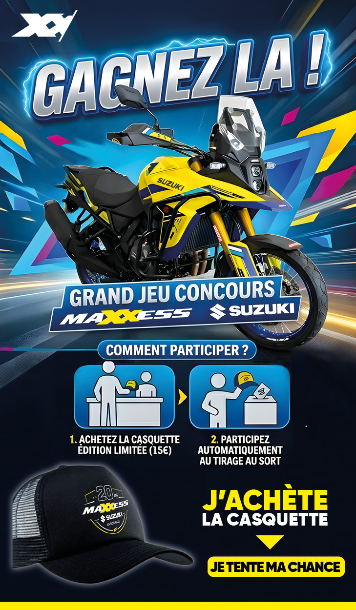 Gagnez une Suzuki V-STROM 800