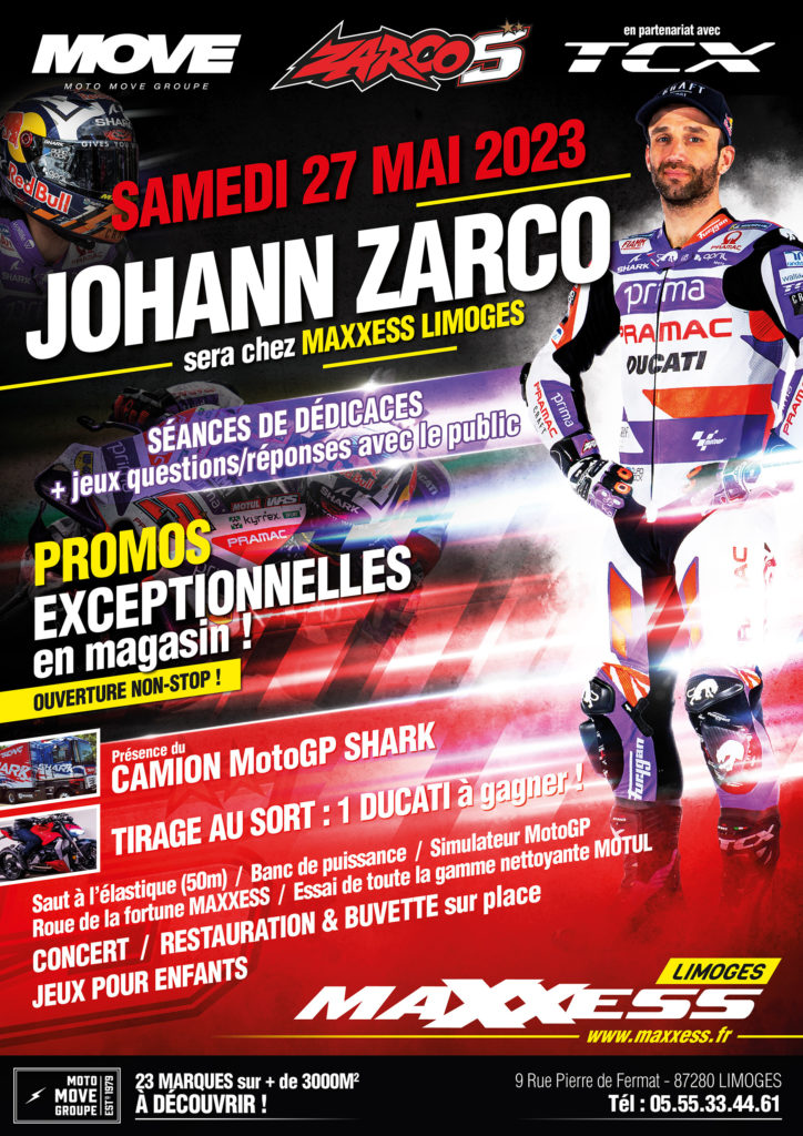 Johann Zarco chez Maxxess Limoges
