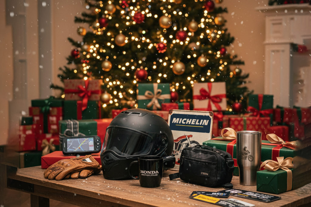 Une sélection de cadeaux de Noël 2025 spéciale motard(e) !