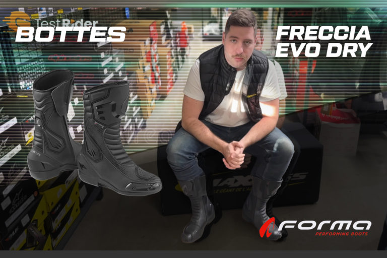 Test des bottes Freccia Evo Dry de FORMA — l’avis de Charle de Maxxess Le Havre