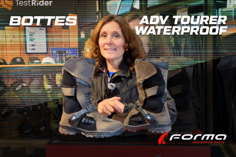 Test des bottes adventure ADV TOURER WATERPROOF de Forma par Lætitia de Maxxess Salaise