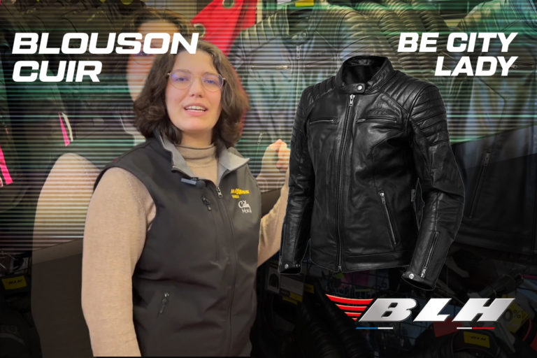 Test du blouson cuir Be City Lady de BLH par Sara de Maxxess Vannes