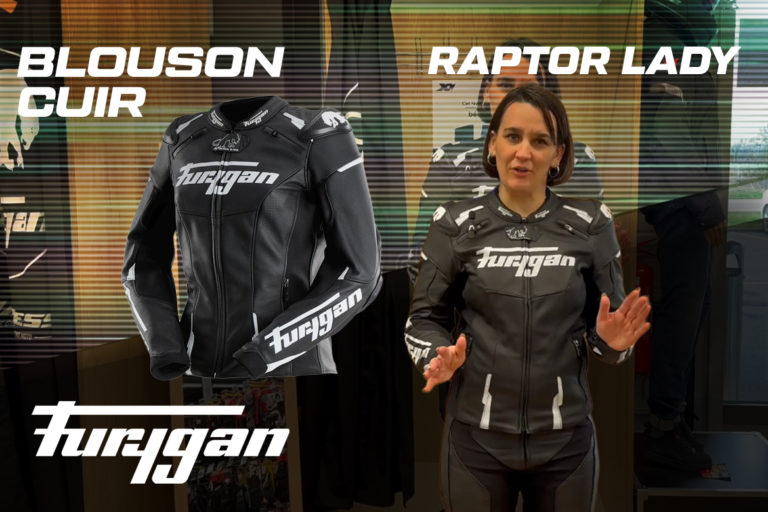 Test du blouson cuir Raptor Lady de Furygan par Lucie de Maxxess Saint Lô