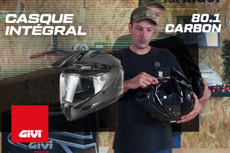 Test du casque 80.1 CARBON de GIVI par Sébastien de Maxxess France