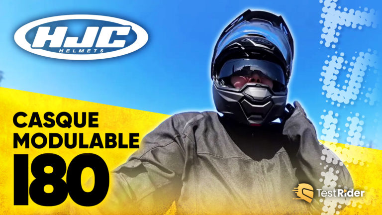 Test du casque modulable i80 de HJC par Aurélie de Maxxess France