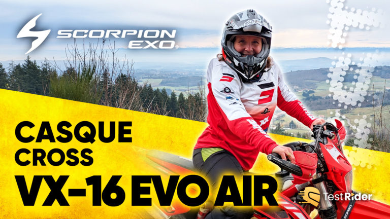 Test du casque VX-16 EVO AIR de SCORPION par Lætitia de Maxxess Salaise