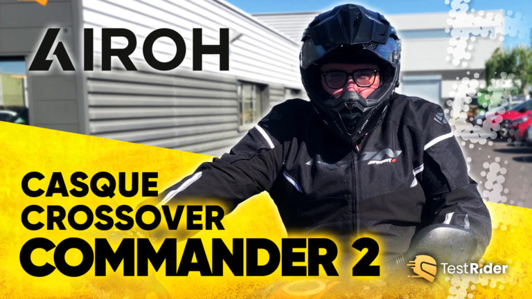 Test du casque COMMANDER 2 CARBON de AIROH par Romain de Maxxess France