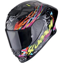 casque-scorpion-exo-r1-evo-ii-air-savage-noir-jaune-rose-bleu-1